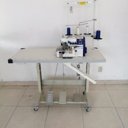 MAQUINA  JIN JUKI OVERLOCK 5 HILOS CON PLIZADOR