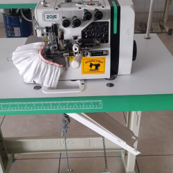 MAQUINA  ZOJE OVER 5 HILOS CON PLIZADOR, MOTOR INCORPORADO ELECTRONICA